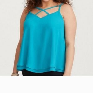 Like new Torrid 3 strappy double layer cami